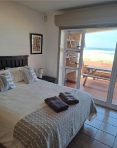 At home on the beach...