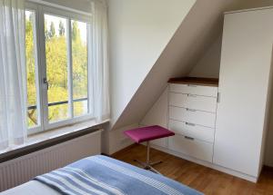 Schönes Single Dachgeschoss-Apartment mit Mainblick