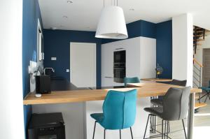 Villas Villa d-architecte tout pres d-Honfleur - SPA : photos des chambres