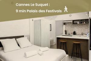 Le Panisse - Studio - 9 min Palais - Cannes