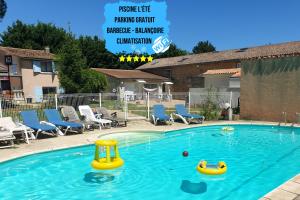 Bel Appartement T2 Climatisé avec piscine Poitiers-Futuroscope-CREPS de Poitiers