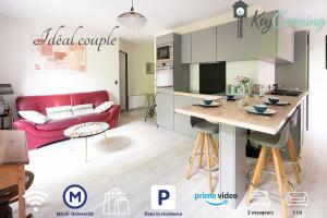 Appartements Ideal couple Jacuzzi et jolie cour interieure : Appartement 1 Chambre