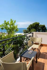 Double or Twin Room with Partial Sea View room in Hotel Le Axidie