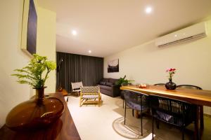 Apartment near the beach, rooftop, pool, sea view.