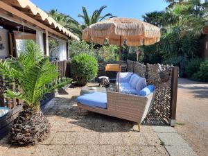 Ramatuelle, Plage de Pampelonne, Bungalow La Toison d Or Saint Tropez 4D05