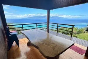 Chalet Fara Hinano, Vue Océan - Temae