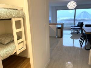 T2 cabine traversant vue front de mer Le Touquet Paris-Plage