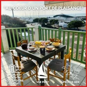 "LA PERLE MARINE" Appartement, 4 personnes, balcon, vue mer et port de plaisance - Talmont