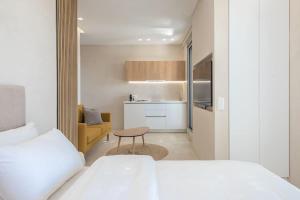 Mykonos with Acropolis view