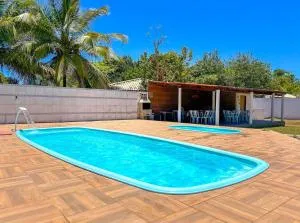 Otima casa com praia particular em Camacari BA - Campos