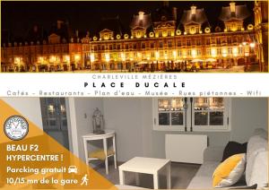 Appartements Appartement d-une chambre avec vue sur la ville terrasse et wifi a Charleville Mezieres a 4 km de la plage : photos des chambres