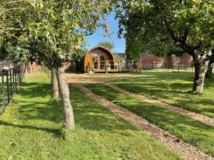Secluded Cosy Luxury Pod with wood fired hot tub - Great Hanwood