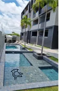 Cobertura Vista Mar Carapibus - Cariri Praia - Apartamento completo com 02 quartos - Jacumã