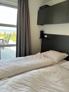 Enkhuizer Strand Chalet IJsselmeerstrand Erste Reihe mit Zaun Hausnr 204