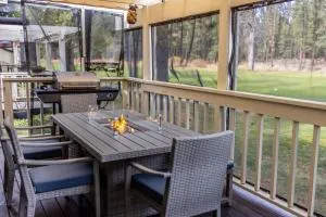 Breath in Fresh Mt Spring Air from a Private Deck with a River & Golf Course View - Lake Almanor