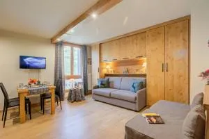 Studio Les Caribous Mountain Retreat - Happy Rentals - Pragelato