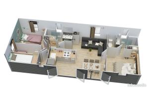 Appartements Mobil-home Parc Montana Gassin : Bungalow avec Terrasse