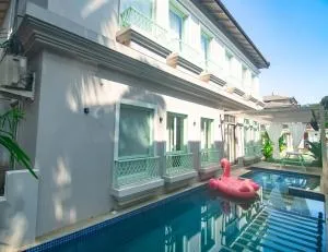 Barcelona Villas at Love Story Siolim- 3BHK Private Pool Villas - Oxel