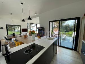 Villas Vue mer Bretagne Villa d'architecte : photos des chambres