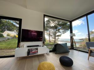Villas Vue mer Bretagne Villa d'architecte : photos des chambres