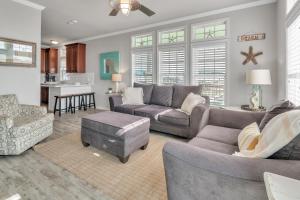 Steps to beach Golf Cart About Time Beach Retreat