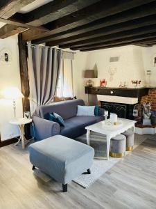 Maisons de vacances La demeure du Cerf gite de charme privatif 6P en Sologne Jacuzzi Piscine chauffee sud Orleans Beauval : photos des chambres