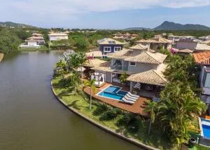 Bz58 Linda casa c/ Piscina privativa e vista lago - Búzios