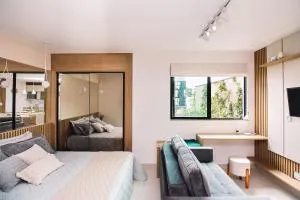 Studio Luxo ON São Mateus com ar / igreja próx shopping Independência - São Geraldo