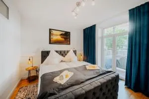 BlissPlace 3 Zi Premium Apartment nahe GETEC Arena mit Kingsize Betten und Balkon - Biederitz