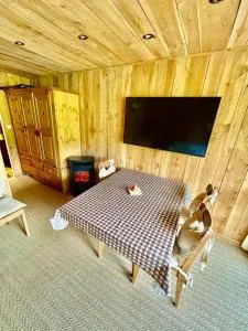 Pretty family nest in front of snow - Superdevoluy