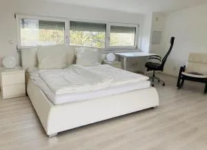 Ganzes Haus, comfortable complete house - 3 big bed rooms - high WLAN - 5 minutes from fair trade- Expo Plaza and Messe Hannover - with working places, roof garden, garden with barbecue - Algermissen