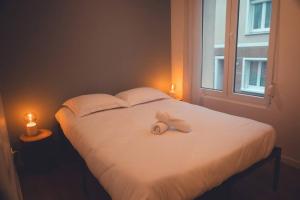 Appartements Le Verlaine, T4 en triplex : photos des chambres