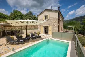 Rustic villa Casa Mavretici with pool in Motovun - Oprtalj