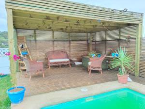 Cabaña Soñada con vista al mar