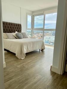 Lugar encantador con vista al mar en Mar del Plata.