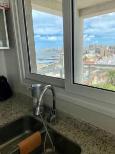 Lugar encantador con vista al mar en Mar del Plata.