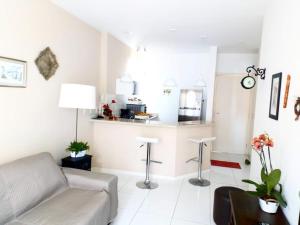 Vista para o mar na praia Ingleses