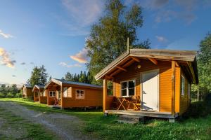 Quadruple Room with Shower room in Korsbakken Camping