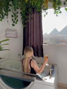 Pharaoh pyramids view 3