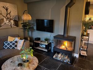 Bosboerderij de Goudsberg met hottub in tuin