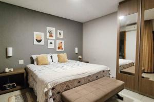 Flat no Crystal Place, a 6 min do Flamboyant