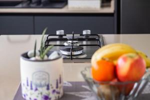 Casa volcán de caldera blanca