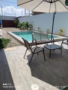 Tumbes Zorritos Bocapan Casa con piscina 3 dormitorios - Уакура