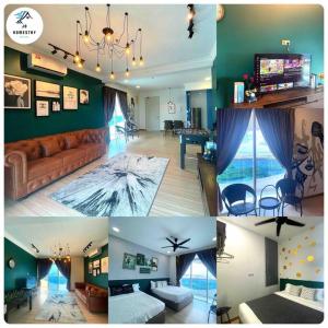 The Wave @2+1BR SeaView 10Pax 3 Balcony 1km jonker