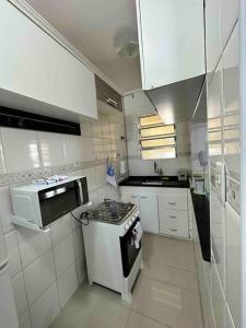 Apto 50m da praia Gonzaguinha São Vicente Edifício Estrela do Mar