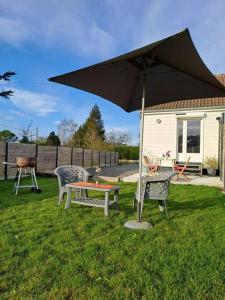 Maisons de vacances Ocalme, Ideal a 2, jardin, plage : photos des chambres
