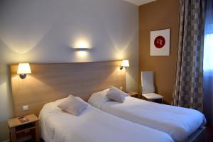 Hotels The Originals City, Hotel Chantecler, Le Mans : Chambre Lits Jumeaux