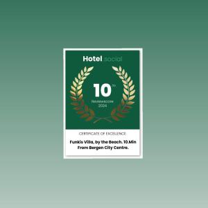 "Villa Bergen" 2min from beach & 10min from city centre