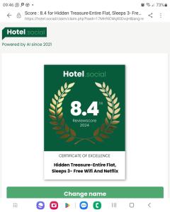 Hidden Treasure-Netflix and Wi-Fi-Basement flat