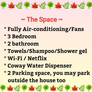Air-home No135 Kampung Boyan, 3BR, 6pax Netflix